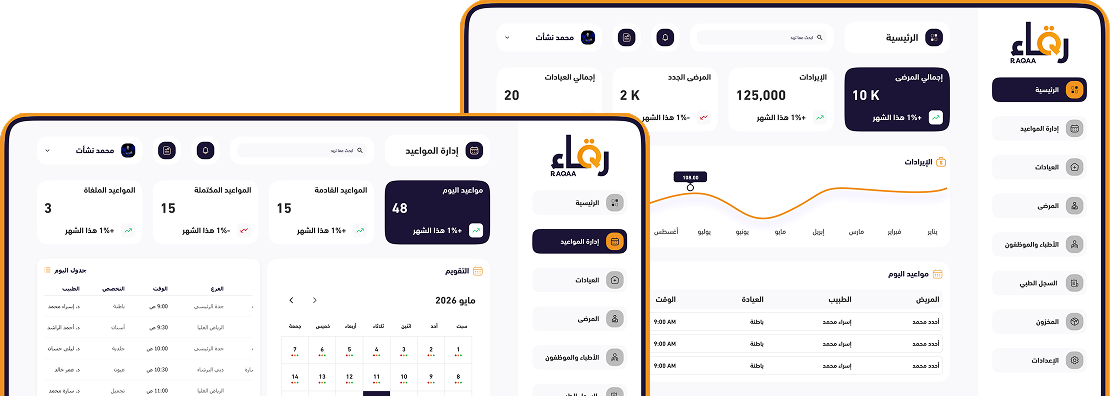 نظرة عامة على لوحة التحكم